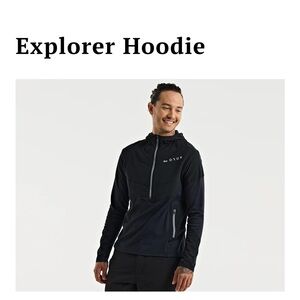 Men's Black Explorer Hoodie